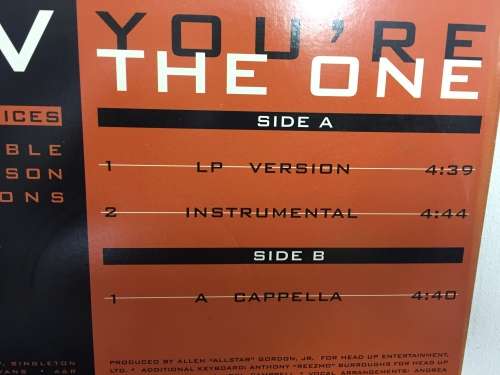 SWV (SISTERS WITH VOICES) - You`re The One - LP