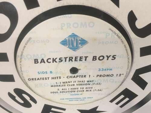 Backstreet Boys  Greatest Hits - Chapter One. LP - Label: Jive