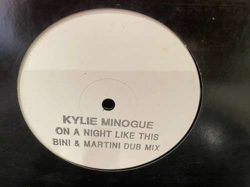 KYLIE MINOGUE - On A Night Like - LP - Promo White Label