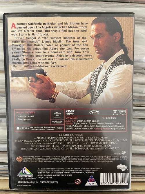 Hard to Kill (2 for R50)