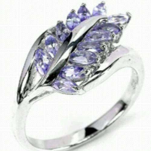 Natural Tanzanite ring size 9