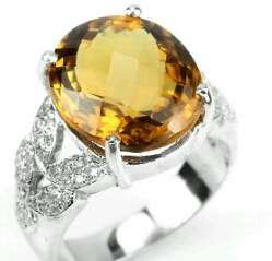 Natural AAA Quarts Checker Bord Table Ring   Size 6.25