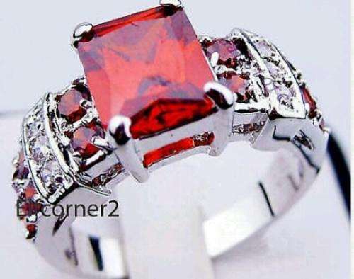 Red Garnet Ring