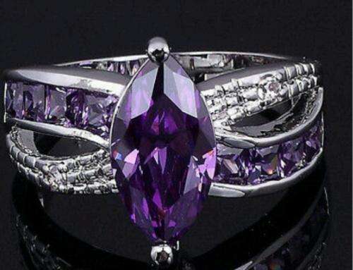 Amethyst  Ring   size  8