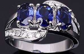 Blue Sapphire  Ring       Size 7