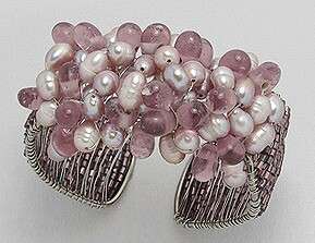 Stunning Beaded Cuff Bangle