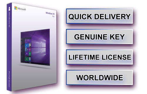 Windows 10 Pro (ORIGINAL NEW KEY) (32/64Bit) for 1 PC AUTHENTIC WINDOWS!! READ BELOW