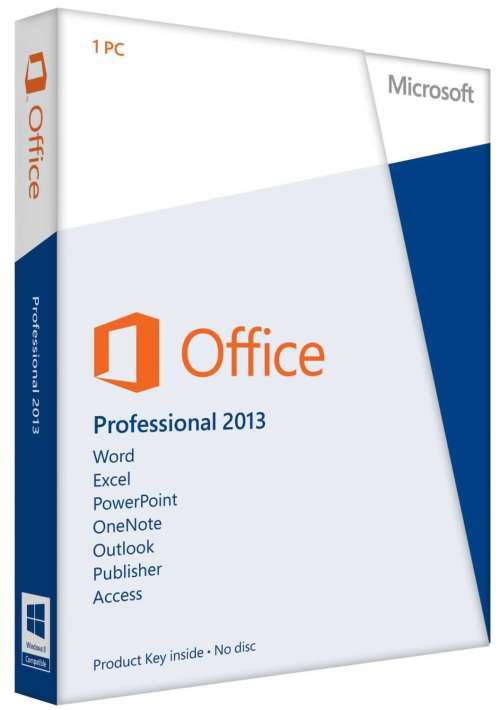 Microsoft Office 2013 Professional  32 / 64 Bit