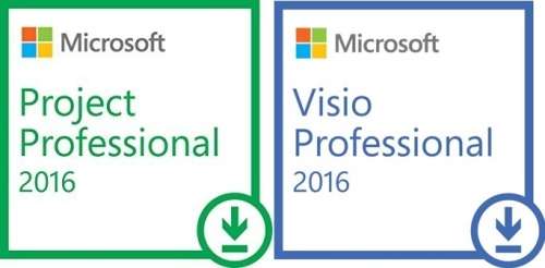 Microsoft Visio Professional 2016 + Project Pro 2016 Download + Key 100% authentic