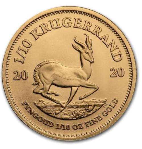 2020 1/10oz gold krugerrand