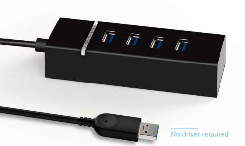 New USB 3.0 Hub 4 port  High Speed Data Cable Adapter