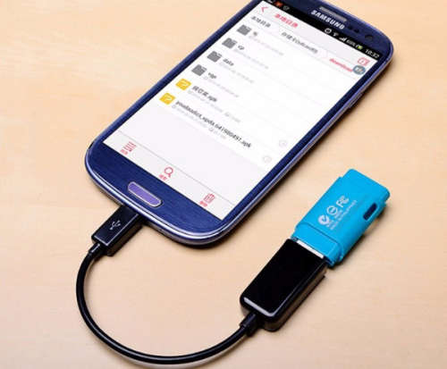 OTG Type-C or Micro-usb cable