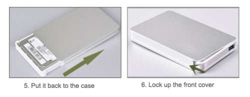 USB 3.0 SATA Enclosure for 2.5" SATA HDD/SSD