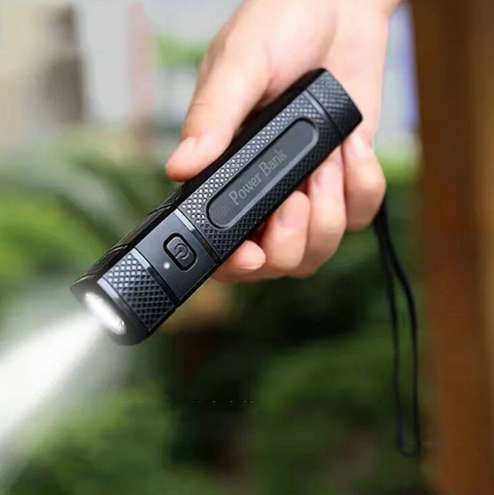 Multifunction Power bank with Flashlight+Compass