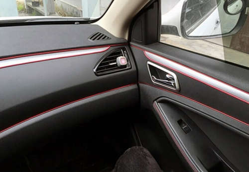 5M Fashion Flexible Trim Car Interior&Exterior Moulding Strip Decorative Line (COLOR: SILVER)