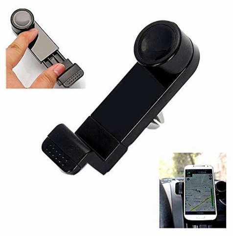 Portable Car Air Vent Mount Black Holder for Cell Phone Navigator for All Phones
