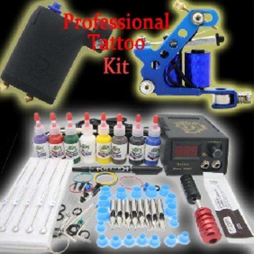 **BARGAIN** Professional Tattoo Machine Kit 2 Gun Ink Needles Power and more