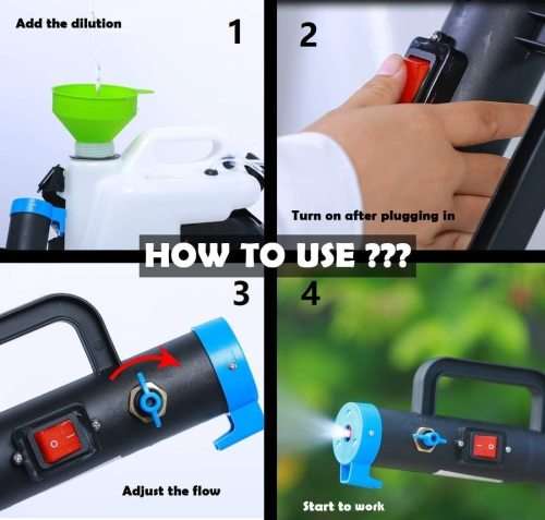 Electric Backpack Atomizer | ULV Cold Fog Sprayer