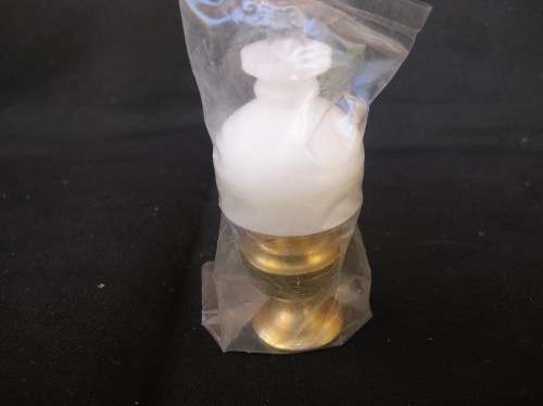 Brass Temptations. Handcrafted miniature ornament still in original packaging "Lamp"