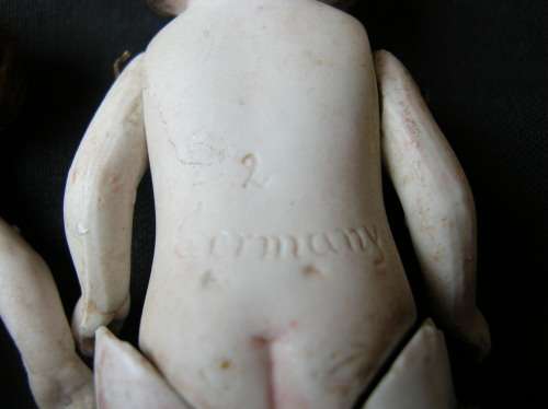 DOLLS x 3. Bisque, cloth, and bisque wire. Please see pics, and description for details
