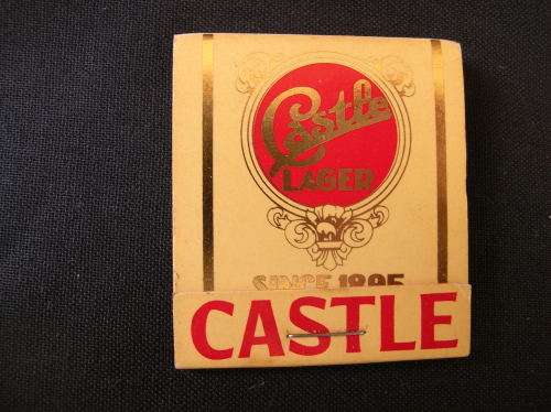 Old "Castle Lager" Match Book, unused, see pics for condition