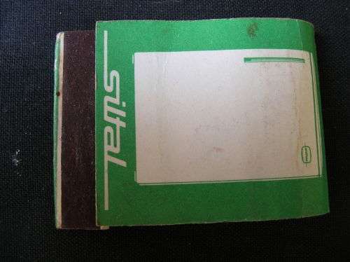 Match Book "Siltal" Beira Mozambique. Condition fair to good, see scans, and description