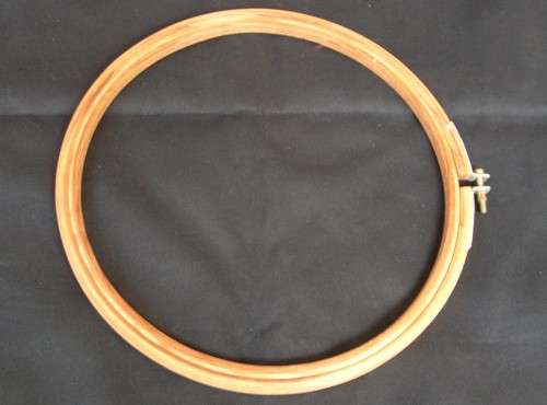 Embroidery Hoop "RINGCO??" 27 cm's approx. 10.5 inches.condition very good see pics