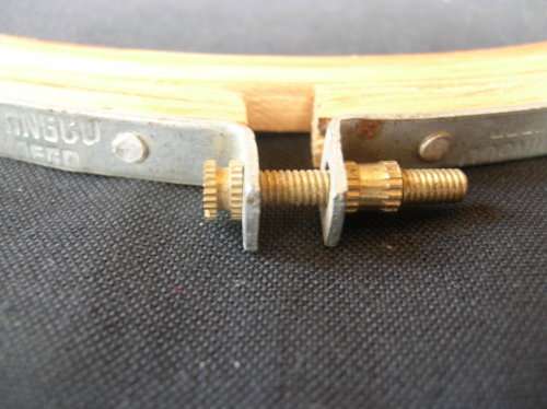 Embroidery Hoop "RINGCO??" 27 cm's approx. 10.5 inches.condition very good see pics