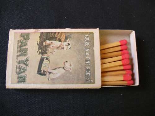 Match Box "Pan Yam" You're in a fine pickle. Condition good. see pics for description