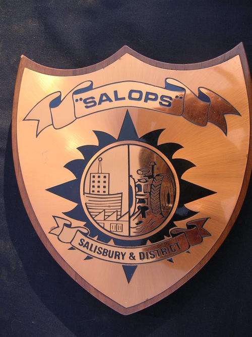 Rhodesian "Salops" Plaque, condition good, see pictures for detail
