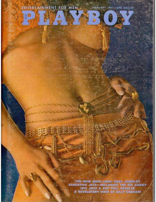 PLAY BOY Magazine. February 1971, condition good