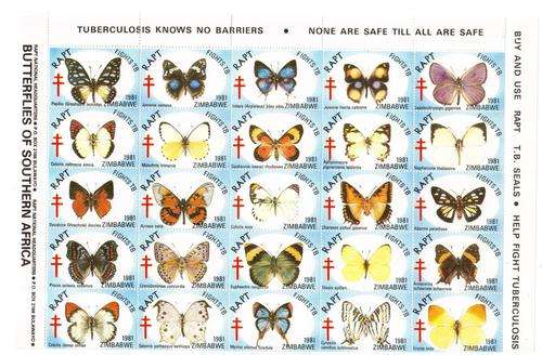 Zimbabwe Christmas Stamps 1981. Very good condition see scan for details