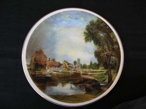 Collectable Plate. ROY KIRKHAM. Debham Mill, by John Constable. 27cm's across. see pics