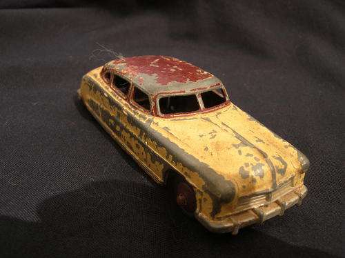 Vintage Dinky Car Hudson Sedan, condition well played with, take a look at description and pictures