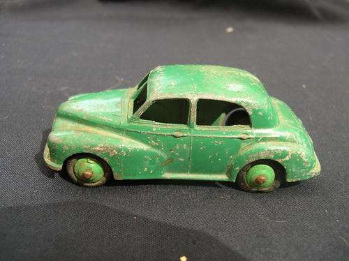 Vintage Dinky car, Morris Oxford, made in England, meccano Ltd, condition well played with, see pics