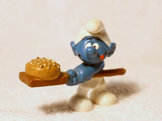 Smurf - McDonald's - Bun-baker