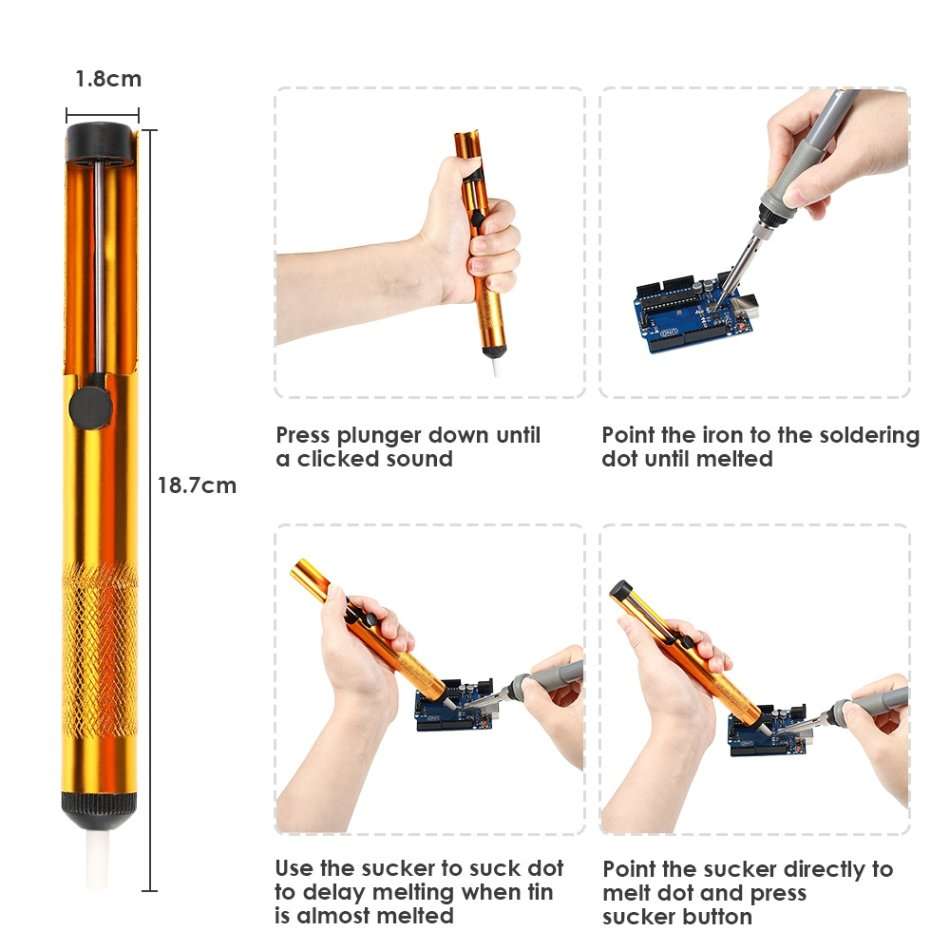 60W 220v Electronic Soldering Iron Kit with Temperature Control
