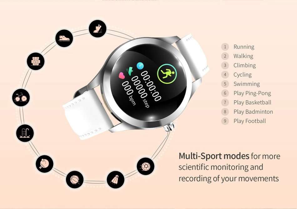 KingWear KW10 Smart Watch for Android / iOS