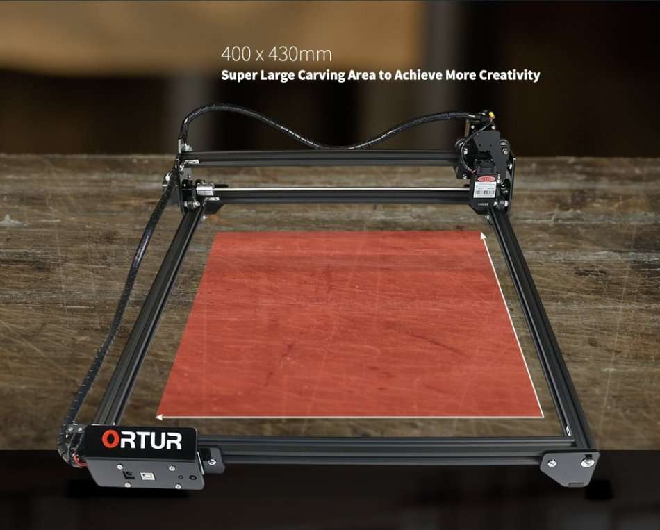 Ortur Laser Master 2 15W Desktop Laser Engraver Laser Engraving Machine + Cylindrical Rotary Device