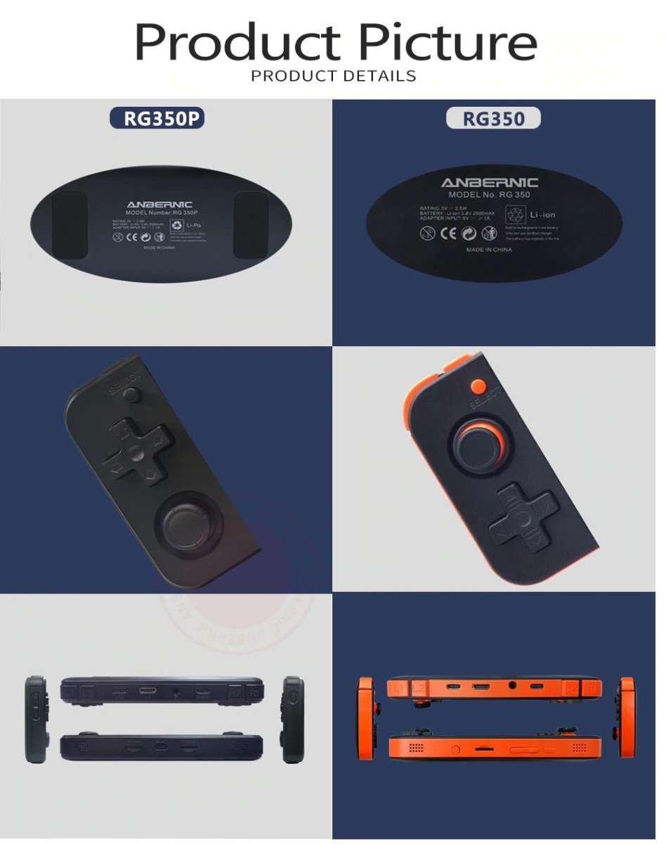 ANBERNIC RG350P Retro Gaming Console + 2500 Games