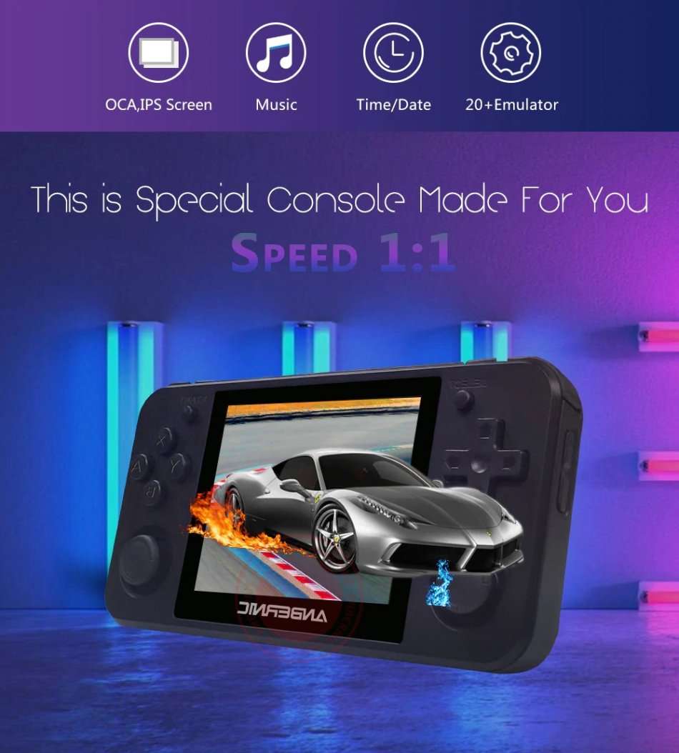 ANBERNIC RG350P Retro Gaming Console + 2500 Games