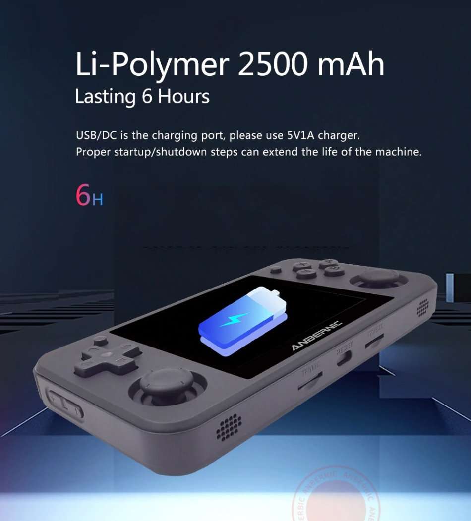 ANBERNIC RG350P Retro Gaming Console + 2500 Games