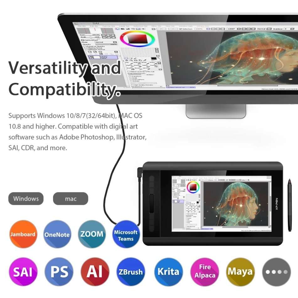 XP-Pen Artist 12 Graphics Drawing Tablet