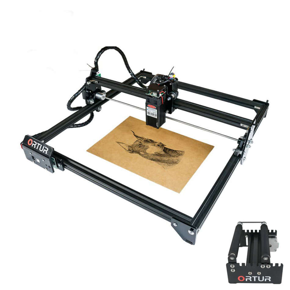 Ortur Laser Master 2 15W Desktop Laser Engraver Laser Engraving Machine + Cylindrical Rotary Device