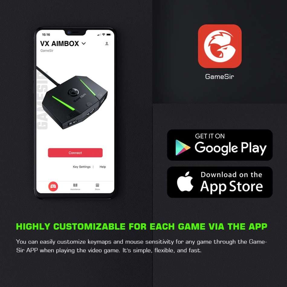 GameSir VX AimBox Mouse Converter For Xbox One / S / Series X / PS4 and Switch