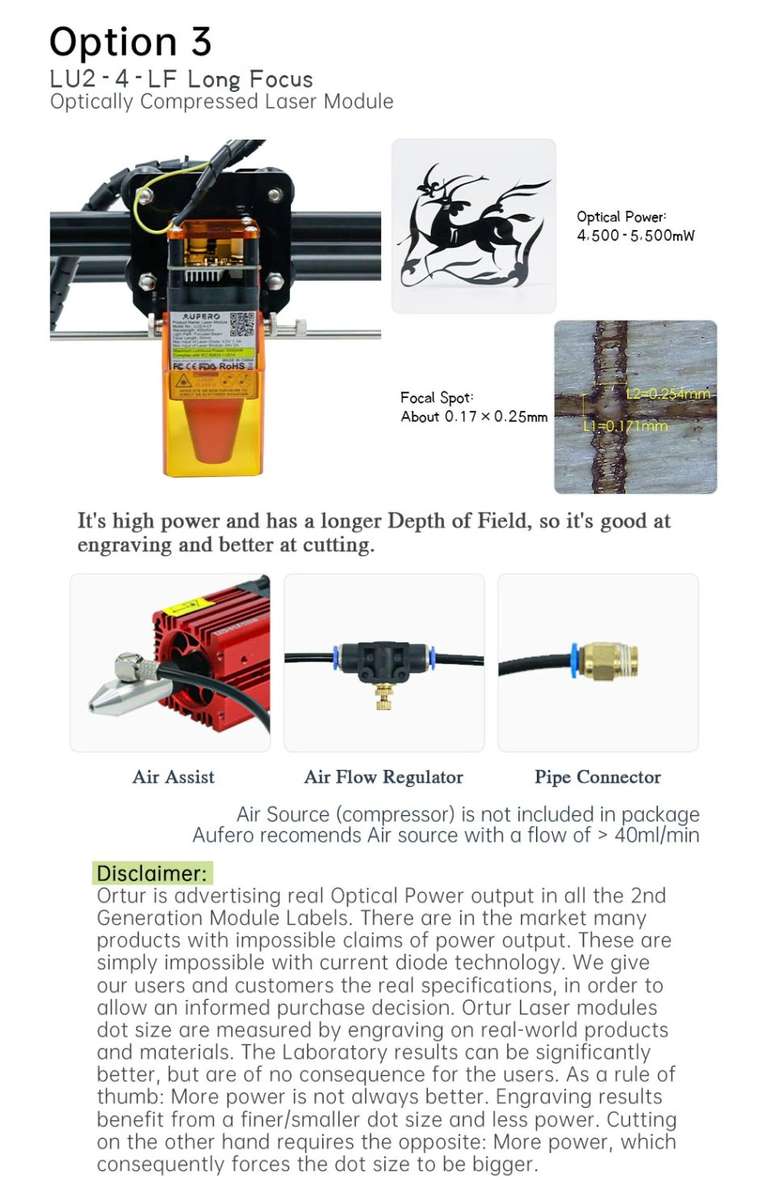 Ortur Laser Master 2 S2 Upgraded 20W Desktop Laser Engraver Cutter Laser Engraving Machine