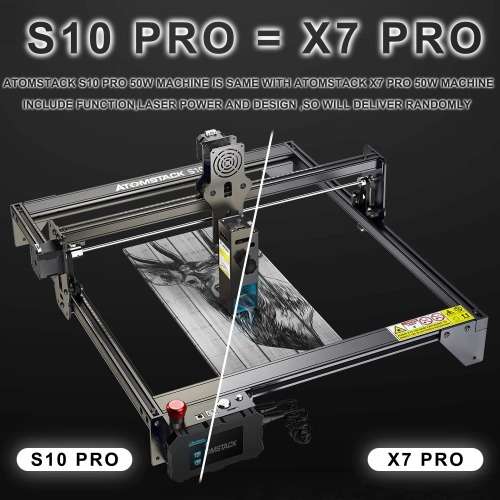Atomstack S10 PRO X7 Pro 50W 850 x 410mm Laser Engraver Cutting Laser Engraver Machine