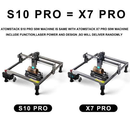 Atomstack S10 PRO X7 Pro 50W 850 x 410mm Laser Engraver Cutting Laser Engraver Machine