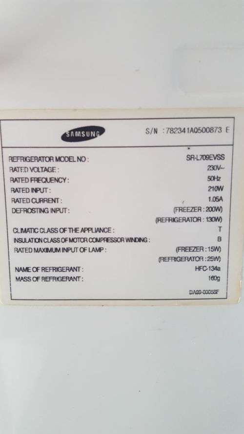 Samsung 2 in 1 Fridge & Freezer