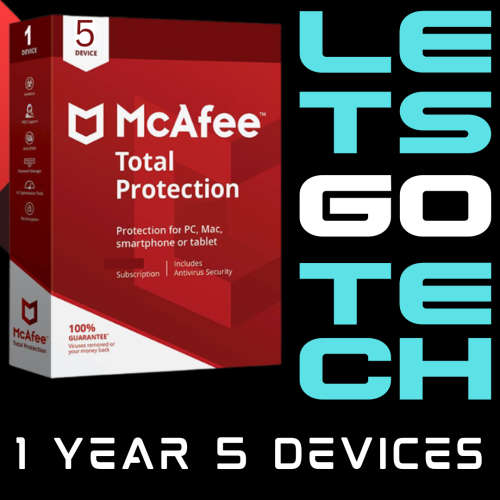 McAfee Total Protection 1 Year 5 Devices